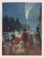 Ein brennender Speer...am Mitternachtshimmel